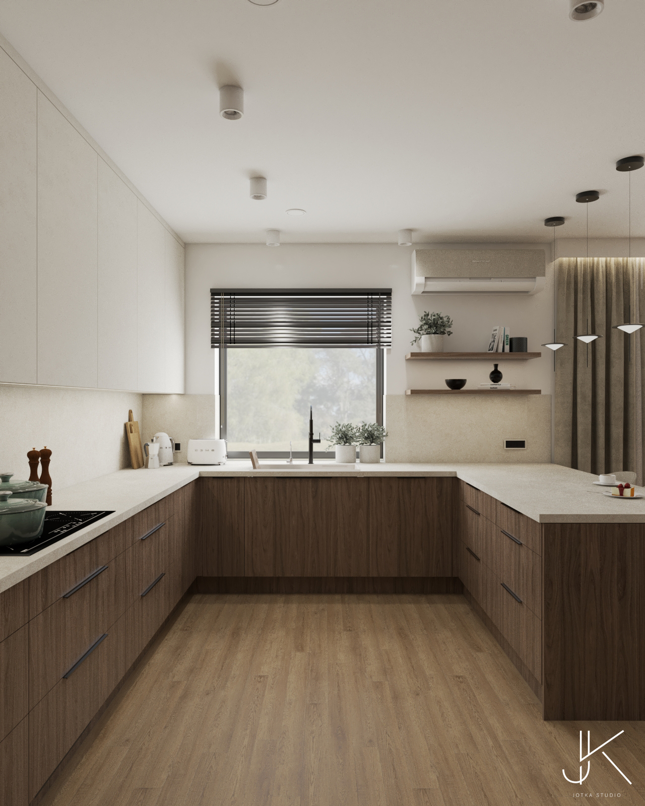 Dom w stylu modern classic