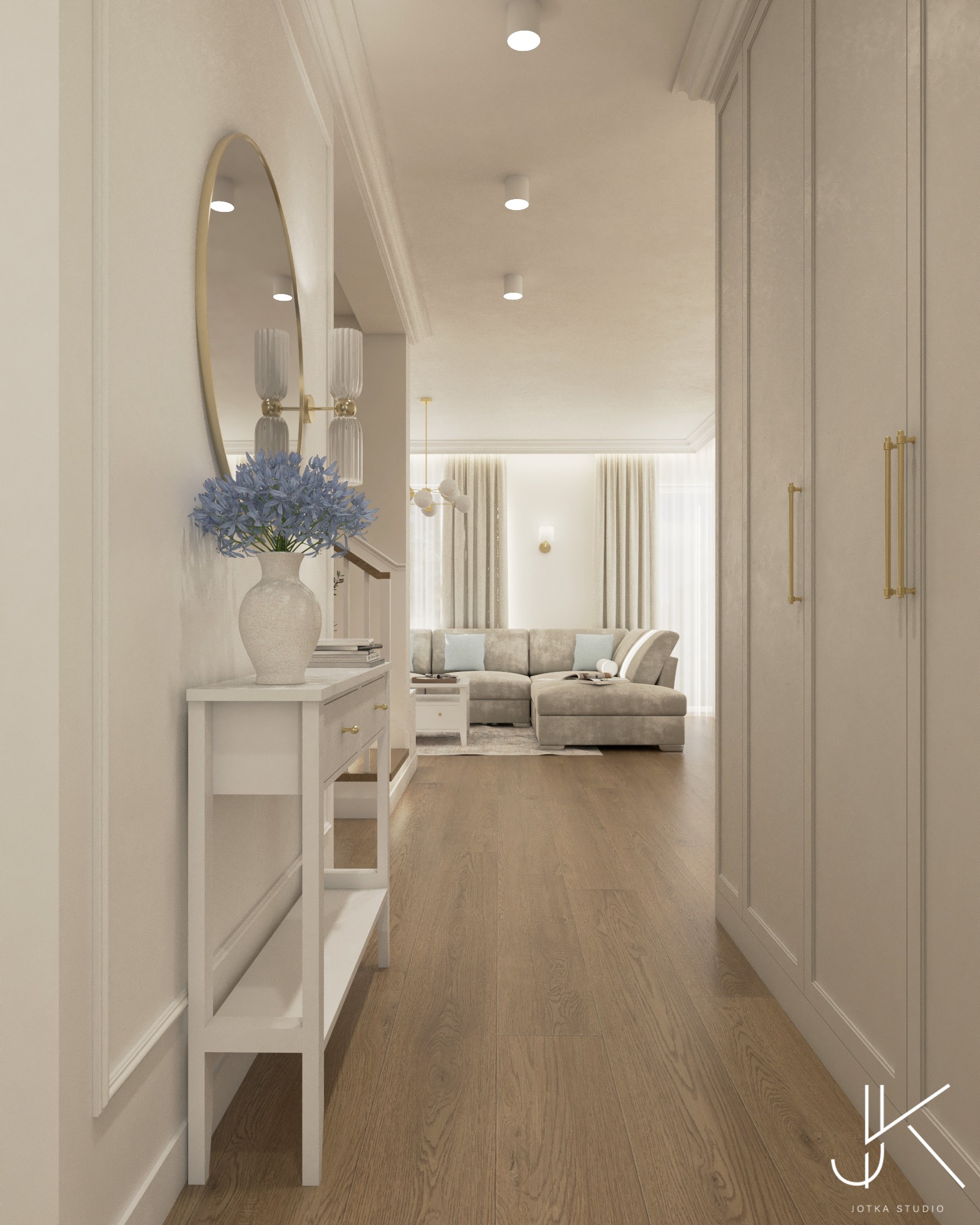 Projekt domu w stylu hampton